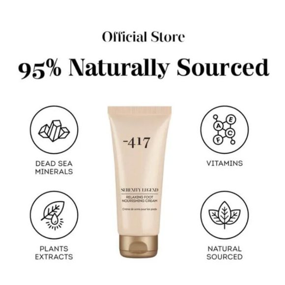 Serenity Legend - Relaxing Foot Nourishing Cream, Foot Cream for Dry Feet, 100ml - Picture 3 of 9